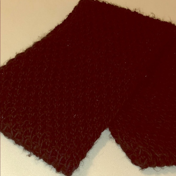 The Coziest! Black Knit Circle Scarf - Picture 2 of 4